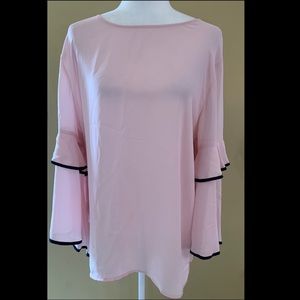 Pink Blouse by Loft. XL